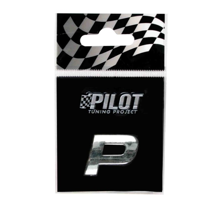 07926-S-01.JPG 3d Letters Type 1 (18 Mm) P Lettere E Numeri Adesivi