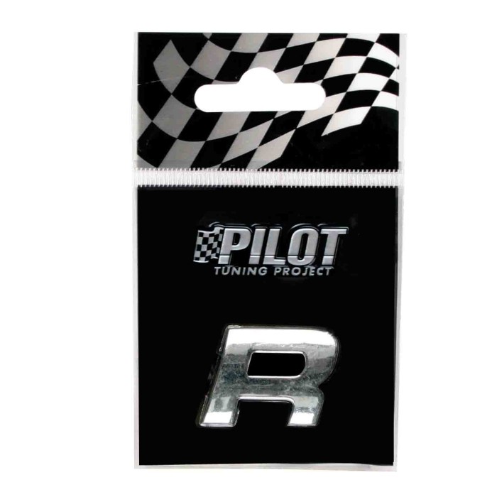 07928-S-01.JPG 3d Letters Type 1 (18 Mm) R Lettere E Numeri Adesivi