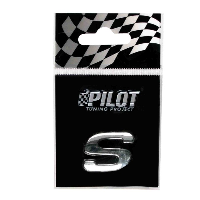 07929-S-01.JPG 3d Letters Type 1 (18 Mm) S Lettere E Numeri Adesivi