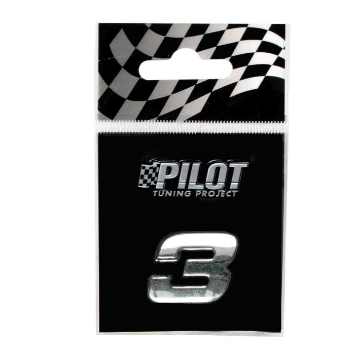 07940-S-01.JPG 3d Letters Type 1 (18 Mm) 3 Lettere E Numeri Adesivi