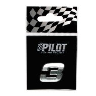 3d Letters Type 1 (18 Mm) 3 Lettere E Numeri Adesivi