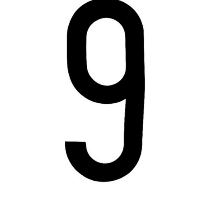 07996-S-01.JPG Spell It Caratteri Alfanumerici Adesivi 80x35 Mm 9 Portatarga Targhe E Contrassegni