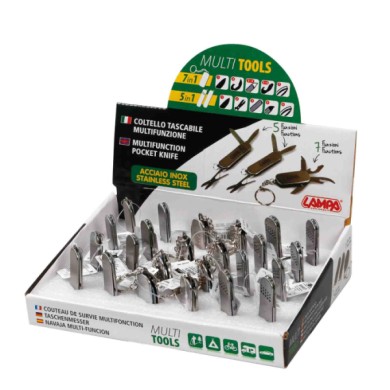 66121D-S-02.JPG Multi Tools Coltelli Multifunzione Tascabili Espositore 24 Pz Multi Tools Multi Tools