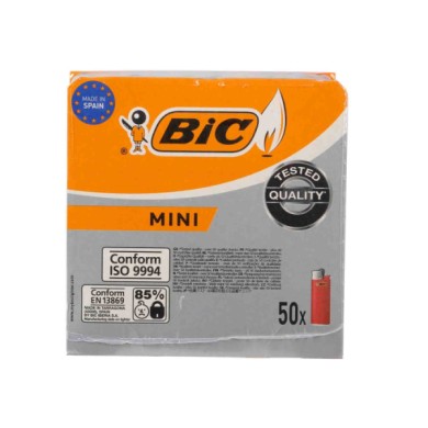 BIC807972-C-02.JPG Accendini Bic Classic Mini J25. Display Da 50 Pezzi Colori Assortiti Accendini E Accessori Tabacco