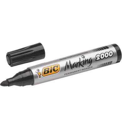 BIC8209112-S-01.JPG Bic Marking 2000 Marcatori Permanenti Scatola 4 Colori Cancelleria