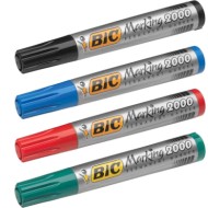 Bic Marking 2000 Marcatori Permanenti Scatola 4 Colori Cancelleria