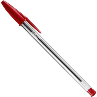 BIC8373619-S-02.JPG Bic Cristal Original Penne A Sfera Scatola 50 Pz Rosso Cancelleria