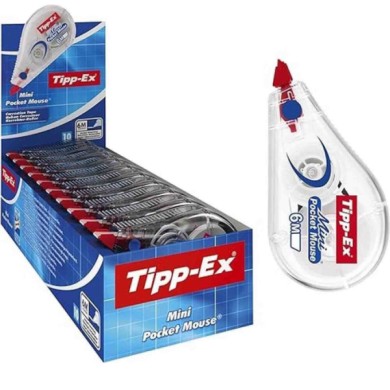 BIC932564-S-01.JPG Tipp Ex Mini Pocket Mouse Correttore A Nastro Scatola 10 Pz Cancelleria