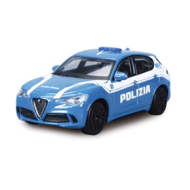BU01322-S-01.JPG Collezione 24 Auto Polizia Burago Scala 1:43 Display Da Banco Modellini In Metallo