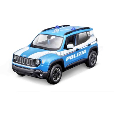 BU01322-S-03.jpg Collezione 24 Auto Polizia Burago Scala 1:43 Display Da Banco Modellini In Metallo