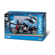 BU15953-S-01.JPG Moto Polizia Bmw R 1200 Rt Maisto Scala 1:18 Scatola Vetrina Modellini In Metallo
