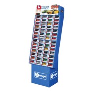 Collezione 112 Auto Assortite Burago Scala 1:43 Display Da Terra Modellini In Metallo