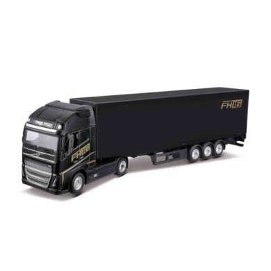 BU31480-S-01.JPG Collezione 6 Camion Con Semirimorchio Burago Scala 1:43 Modellini In Metallo