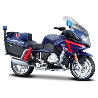 BU34306-C-02.JPG Moto Carabinieri Bmw R 1200 Rt Maisto Scala 1:18 Scatola Vetrina Modellini In Metallo