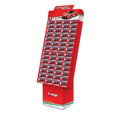 BU36011-S-01.JPG Collezione 112 Auto Ferrari Burago Scala 1:43 Display Da Terra Modellini In Metallo