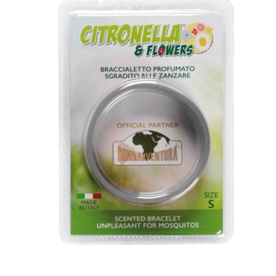 CF001S-C-03.JPG Citronella & Flowers Braccialetto Antizanzare Profumato Confezione Singola S Ø 5 Cm Antizanzare