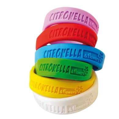 CF003SL-G-01.JPG Citronella & Flowers Espositore Da Banco 26 Pz Braccialetti Antizanzare Profumati Antizanzare