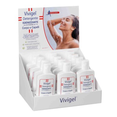 CP0002D-S-01.JPG Vivigel Espositore Da Banco Completo Di 12 Pz Detergente Igienizzante Corpo E Capelli 200 Ml Igienizzanti E Pro