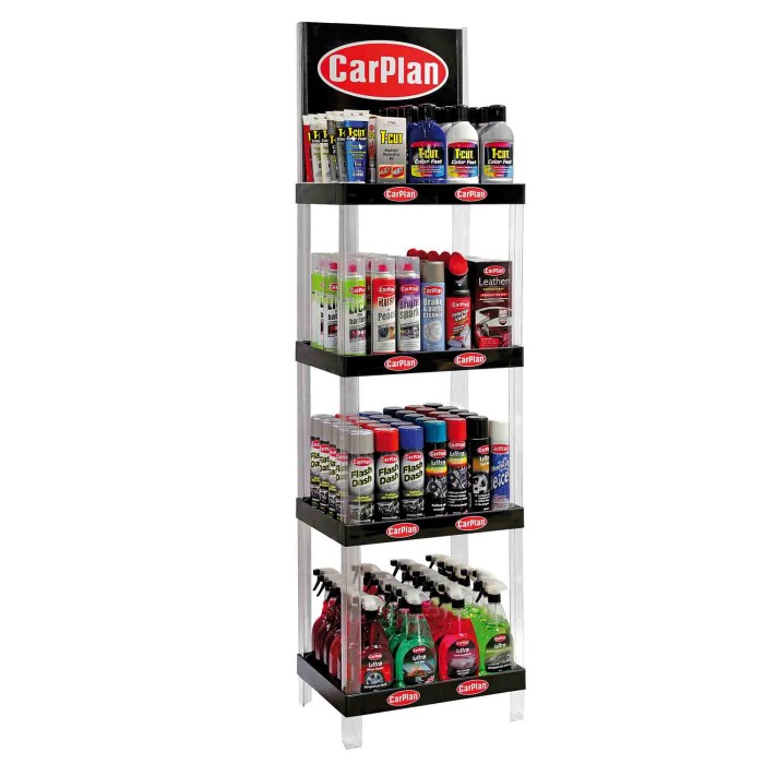 CPS003-S-01.JPG Espositore Carplan 4 Ripiani Carplan