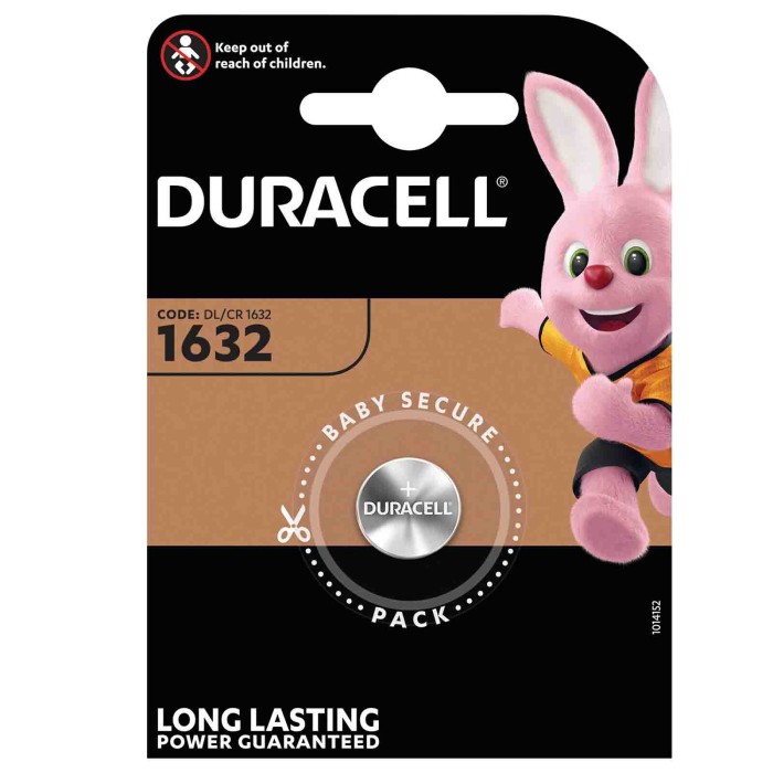 DC4007420-C-01.JPG Duracell Elettronica "1632" 1 Pz Pile E Batterie