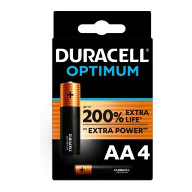 DC4139183-C-01.JPG Duracell Optimum Stilo "aa" 4 Pz Pile E Batterie