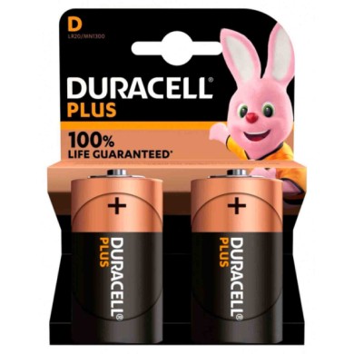 DC4141995-C-01.JPG Duracell Plus 100 Torcia "d" 2 Pz Pile E Batterie