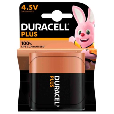 DC4146242-C-01.JPG Duracell Plus 100 "4 5 V" 1 Pz Pile E Batterie