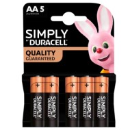 DC4160712-C-01.JPG Duracell Simply Stilo "aa" 5 Pz Pile E Batterie