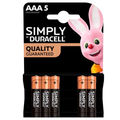 DC4160743-C-01.JPG Duracell Simply Mini Stilo "aaa" 5 Pz Pile E Batterie