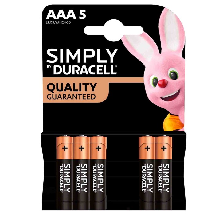 DC4160743-C-01.JPG Duracell Simply Mini Stilo "aaa" 5 Pz Pile E Batterie