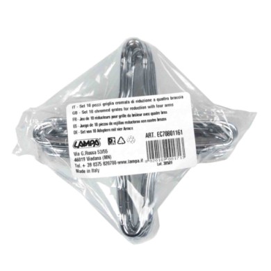 EC70801161-C-01.JPG Set 10 Pezzi Griglia Cromata Di Riduzione Per Fornelli A Quattro Braccia Gas Gpl Fornelli E Bombole A Gas