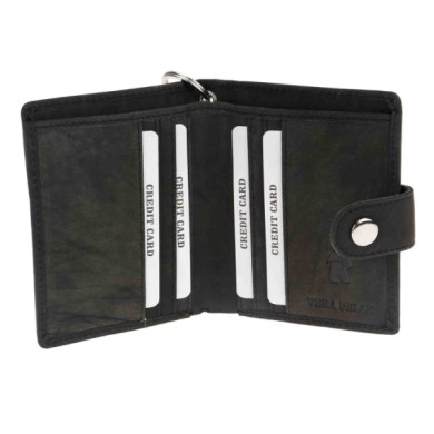 ERPFBBL-S-01.JPG Biker Wallet Portafoglio Nero Portafogli Portaoggetti