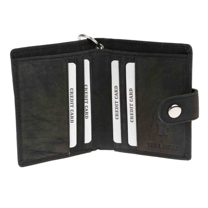 ERPFBBL-S-01.JPG Biker Wallet Portafoglio Nero Portafogli Portaoggetti