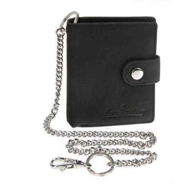 ERPFBBL-S-02.JPG Biker Wallet Portafoglio Nero Portafogli Portaoggetti