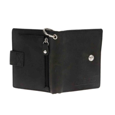 ERPFBBL-S-04.JPG Biker Wallet Portafoglio Nero Portafogli Portaoggetti