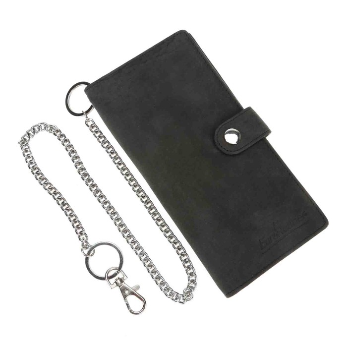 ERPFTBL-S-02.JPG Trucker Wallet Portafoglio Nero Portafogli Portaoggetti