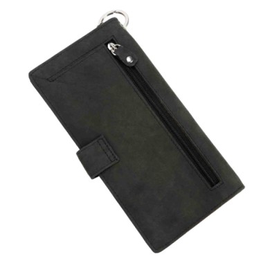 ERPFTBL-S-03.JPG Trucker Wallet Portafoglio Nero Portafogli Portaoggetti