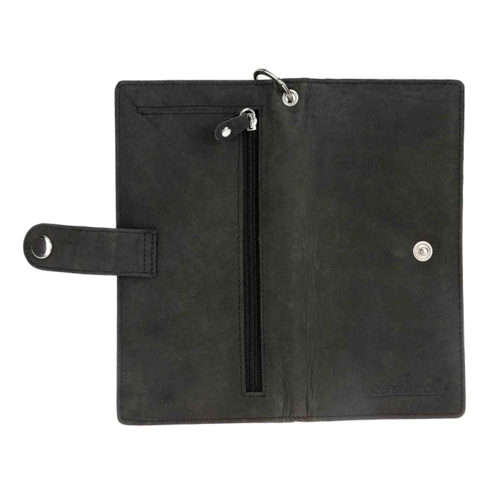 ERPFTBL-S-04.JPG Trucker Wallet Portafoglio Nero Portafogli Portaoggetti