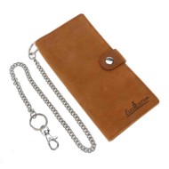 ERPFTBR-S-02.JPG Trucker Wallet Portafoglio Marrone Portafogli Portaoggetti
