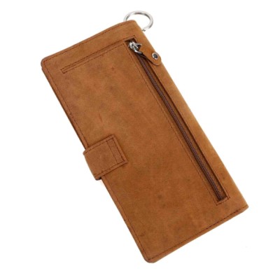 ERPFTBR-S-03.JPG Trucker Wallet Portafoglio Marrone Portafogli Portaoggetti