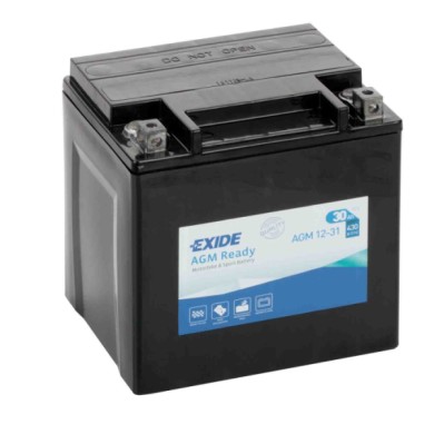NEUTRO.jpg Batteria 12v Exide Bike Agm Ready 30 Ah 430 A K 100 Series Exide Bike Batterie Per Moto Batterie