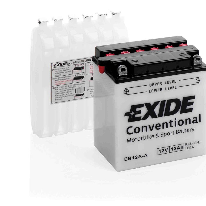 NEUTRO.jpg Batteria 12v Exide Bike Conventional 12 Ah 165 A Tornado-sst Electra-ss Supersport Kick-gpx 600-zl 600 -zx 600-a/b/c/