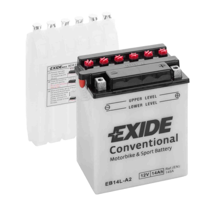 NEUTRO.jpg Batteria 12v Exide Bike Conventional 14 Ah 145 A Rsv-scarabeo 500-hs2 Exide Bike Batterie Per Moto Batterie