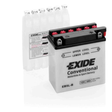 NEUTRO.jpg Batteria 12v Exide Bike Conventional 5 Ah 65 A Kb-100 Rtz-125 (12v) Exide Bike Batterie Per Moto Batterie