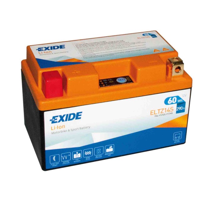 NEUTRO.jpg Batteria 12v Exide Bike Li Ion Lifepo4 60 Wh 290 A Tnt 899 S / T-tnt, Tornado Exide Bike Batterie Per Moto Batterie