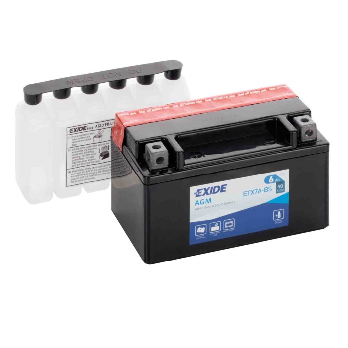 NEUTRO.jpg Batteria 12v Exide Bike Agm 6 Ah 90 A Mxv 450-citi Ace Exide Bike Batterie Per Moto Batterie