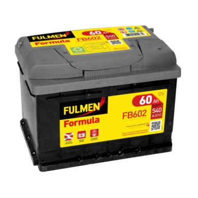 EXFB602-D-01.JPG Batteria 12v Fulmen Formula 60 Ah 540 A Lb2 Pt Cruiser (pt_)-logan (ls_) Fulmen Batterie Per Auto Batterie