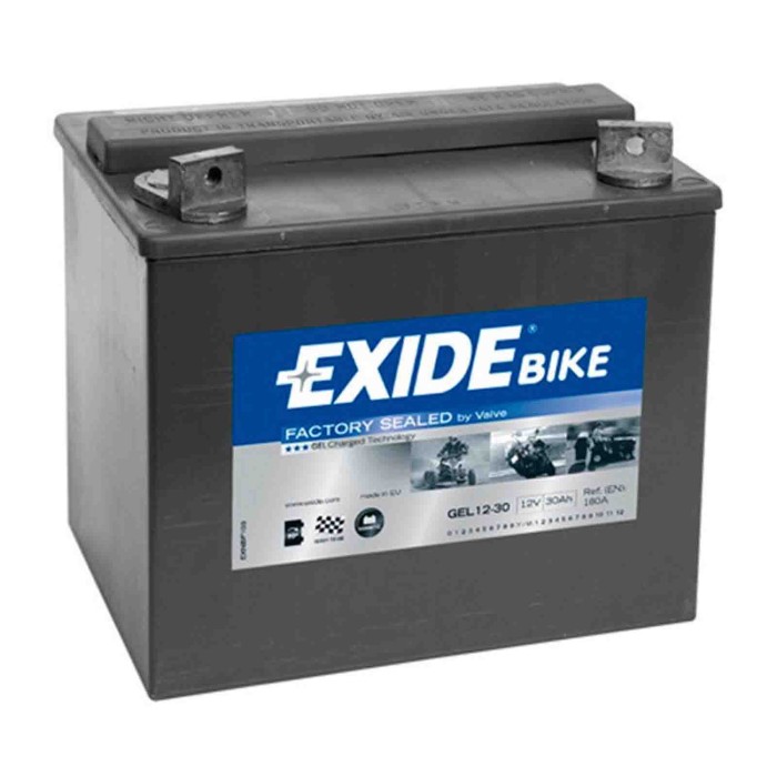 EXGEL1230-S-01.JPG Batteria 12v Exide Bike Gel 30 Ah 180 A Exide Bike Batterie Per Moto Batterie