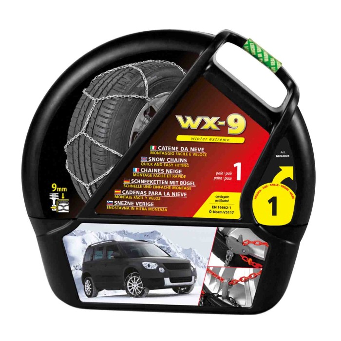 GD02001-C-01.JPG Wx 9 Winter Extreme Catene Da Neve Autovetture 1 Catene Per Auto Catene Da Neve