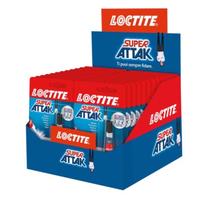 HE2048080D-S-01.JPG Loctite Super Attak Original 3 G Display 24 Pz Adesivi Professionali